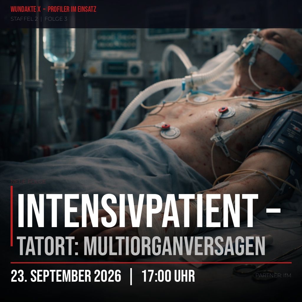 Wundakte X, Intensivpatient, Wundversorgung